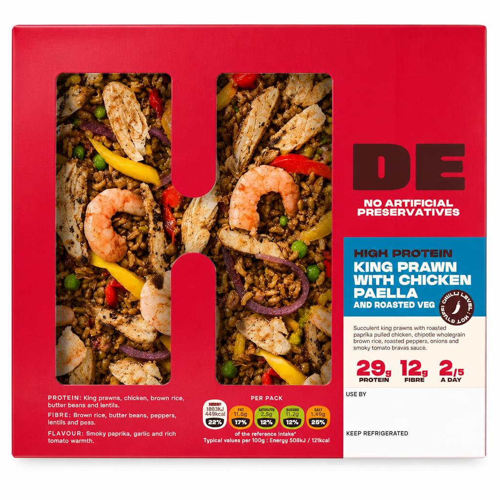 Hide King Prawn with Chicken Paella 380g