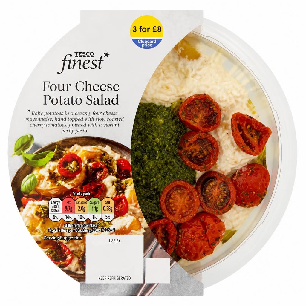 Tesco Finest Four Cheese Potato Salad 270g