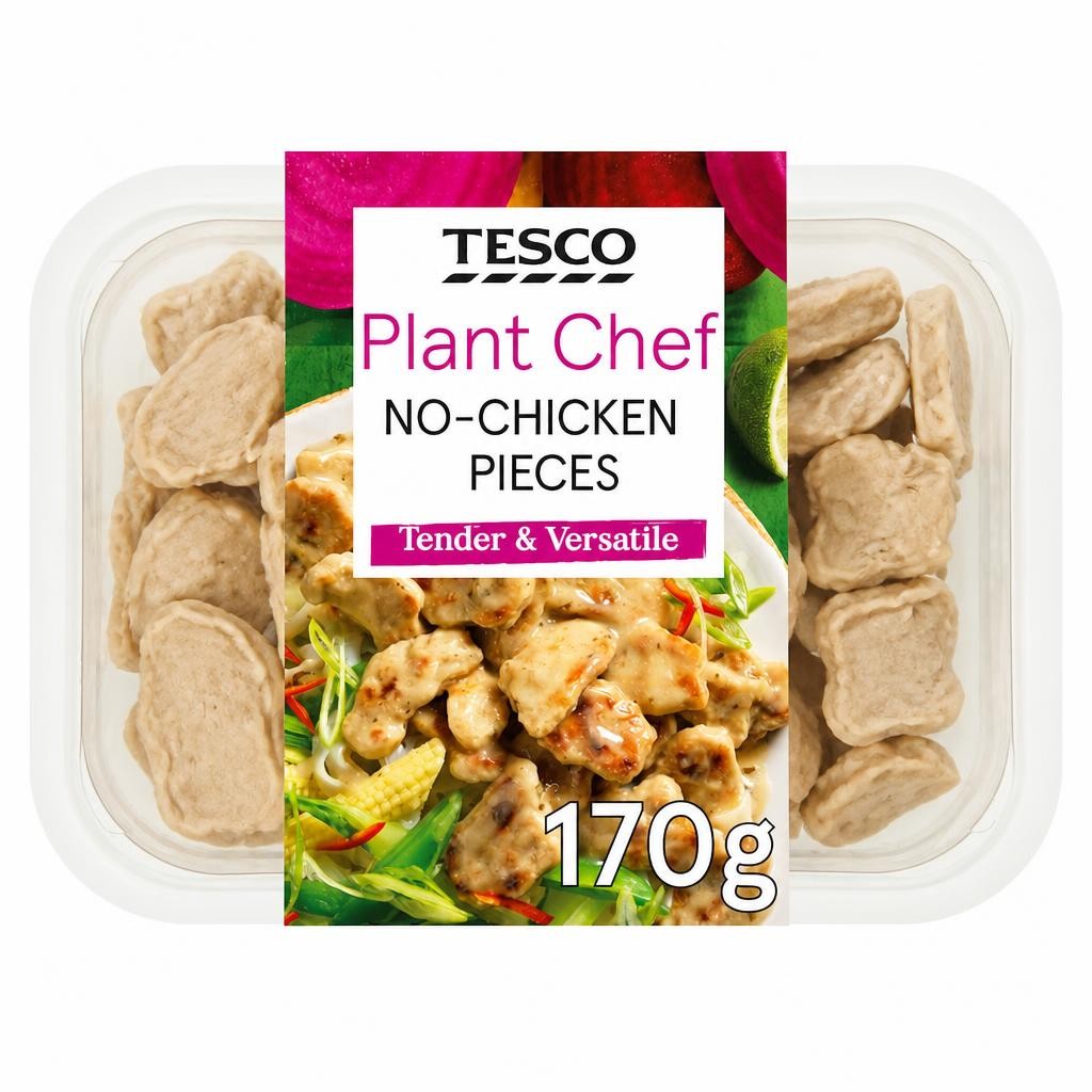 Tesco Plant Chef No-Chicken Pieces 170g