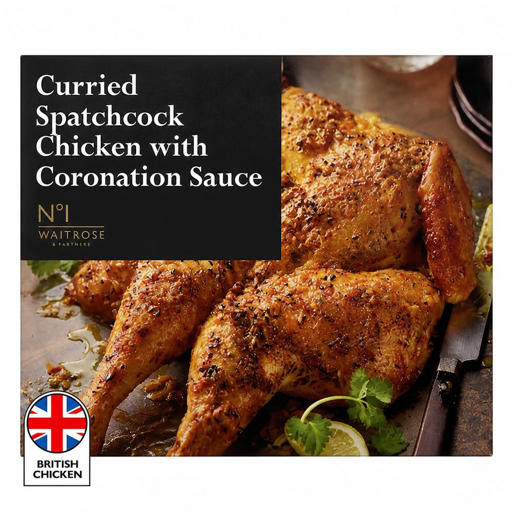 No.1 BBQ Curried Spatchcock Chicken with Coronation Sauce