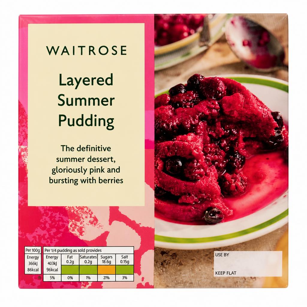 Waitrose Layered Summer Pudding