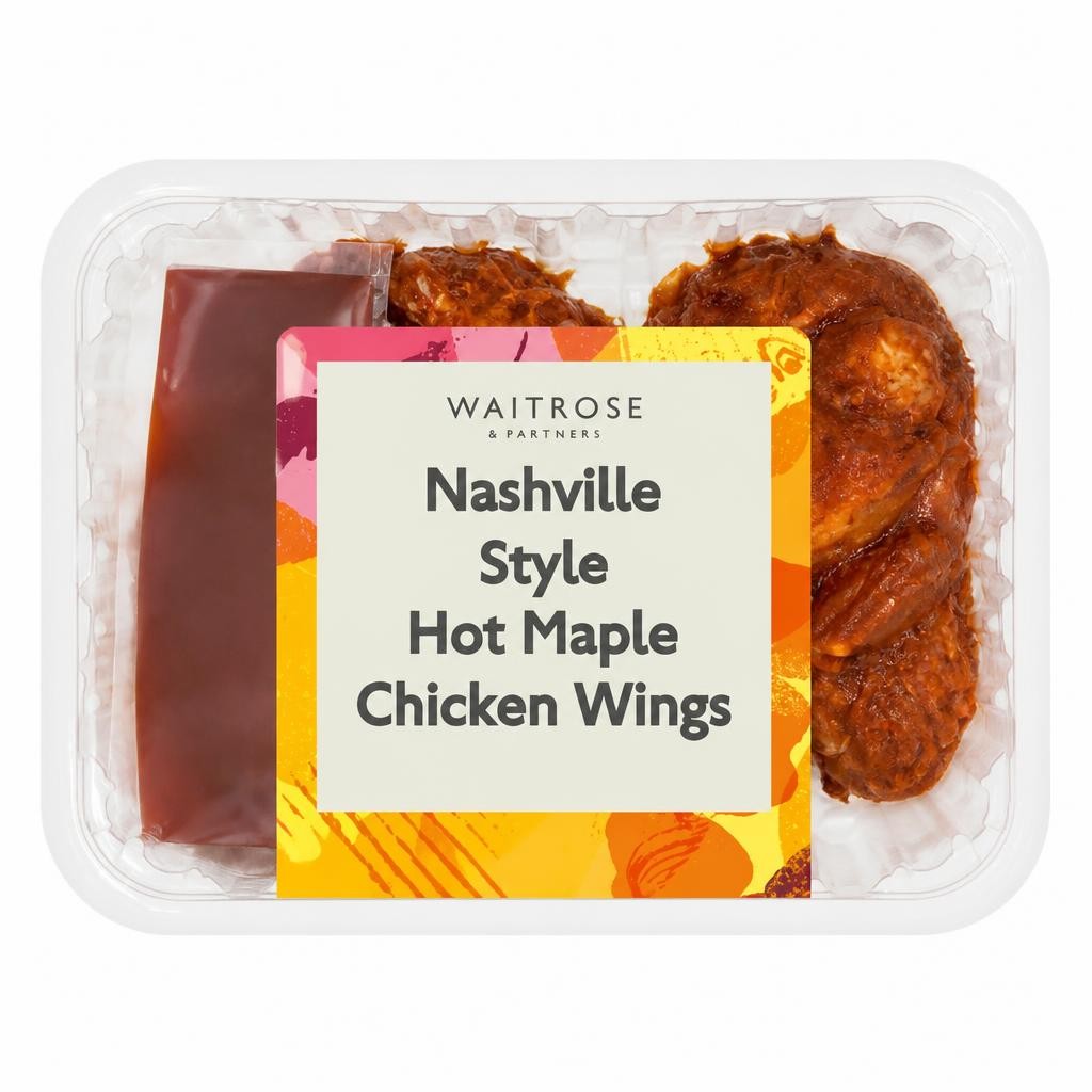 Waitrose BBQ Nashville Style Hot Maple Chicken Wings