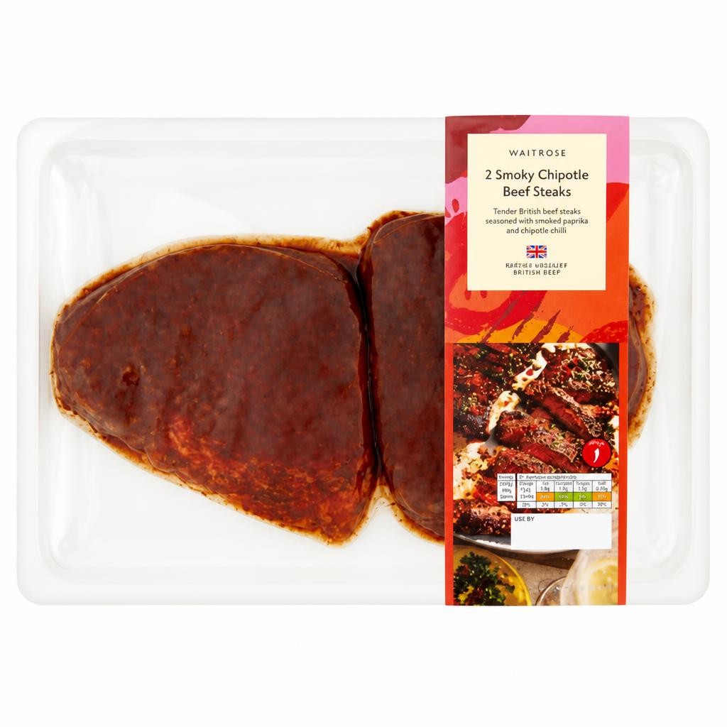 Waitrose Summer 2 Smoky Chipotle Beef Steaks