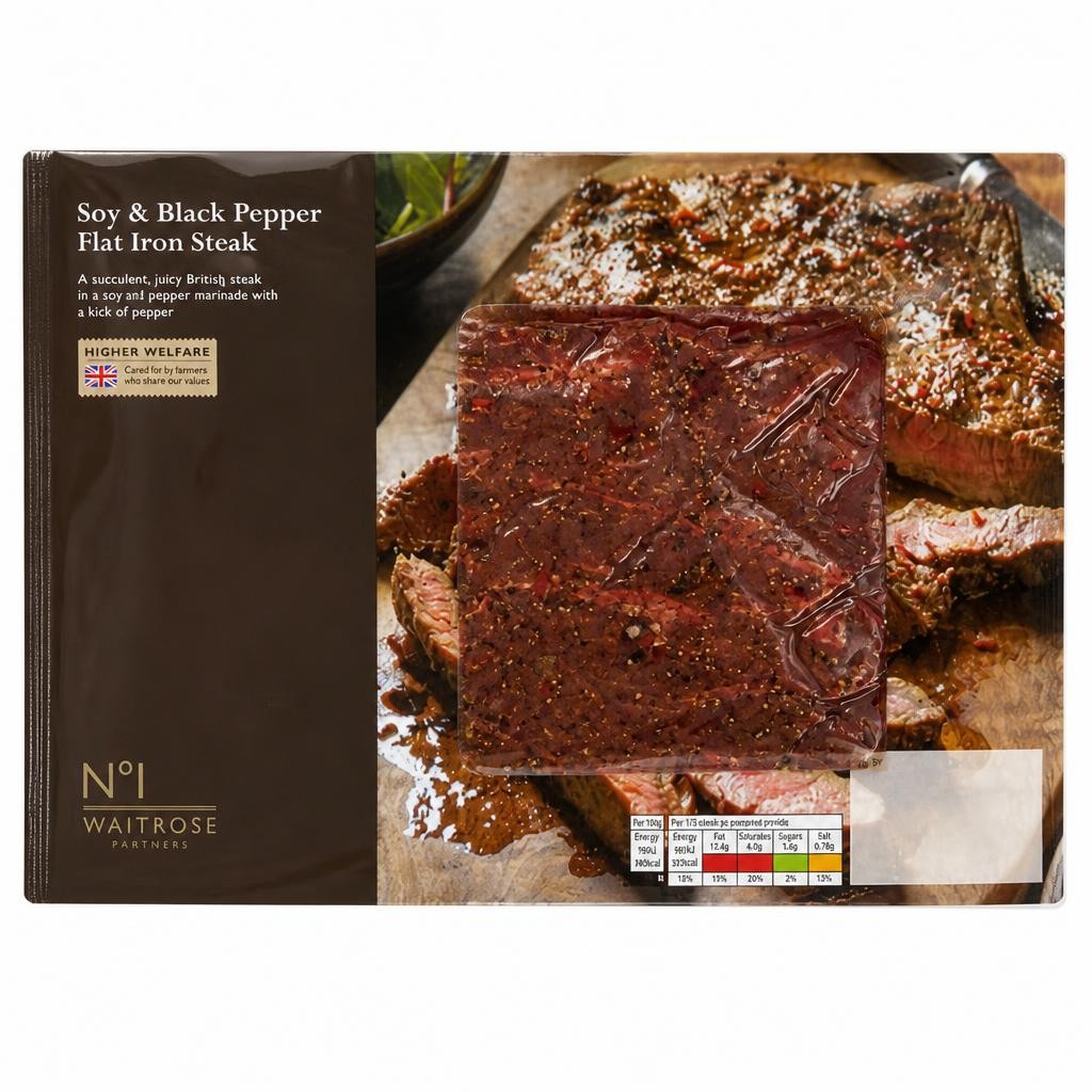 No.1 BBQ Soy & Black Pepper Flat Iron Steak