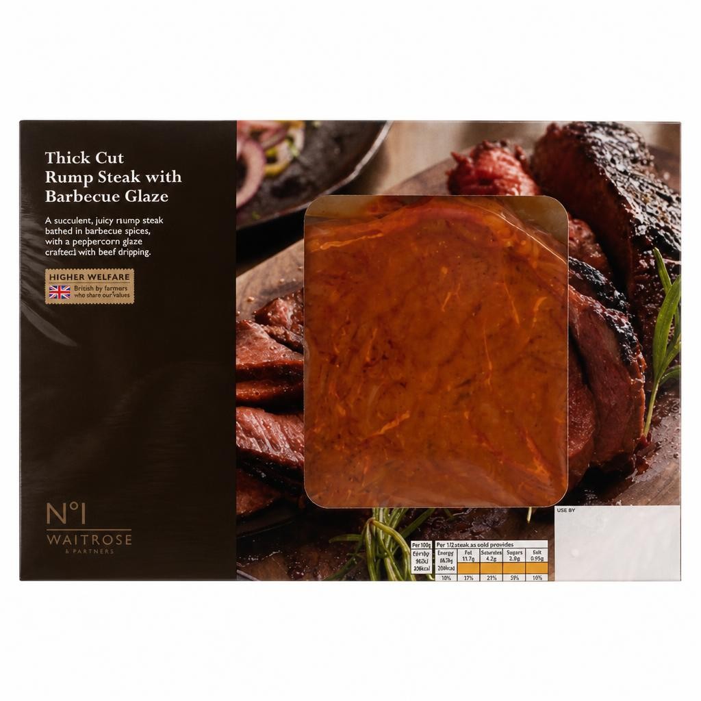 No.1 BBQ Thick Cut Rump Steak with Barbecue Glaze