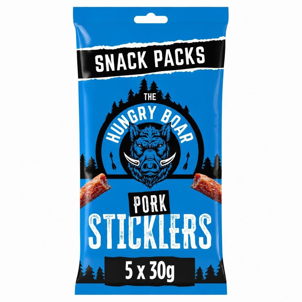 The Hungry Boar Pork Sticklers 5x30g