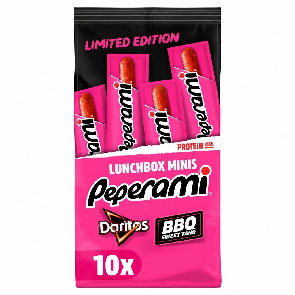Peperami Doritos BBQ Sweet Tang Lunchbox Mini's 10x10g