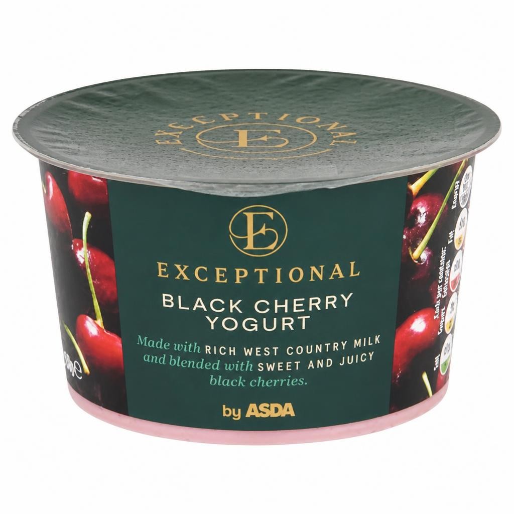 Exceptional by ASDA Exceptional Black Cherry Yogurt 150g