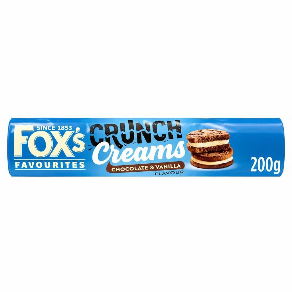 Fox's Biscuits Chocolate & Vanilla Crunch Creams 200g