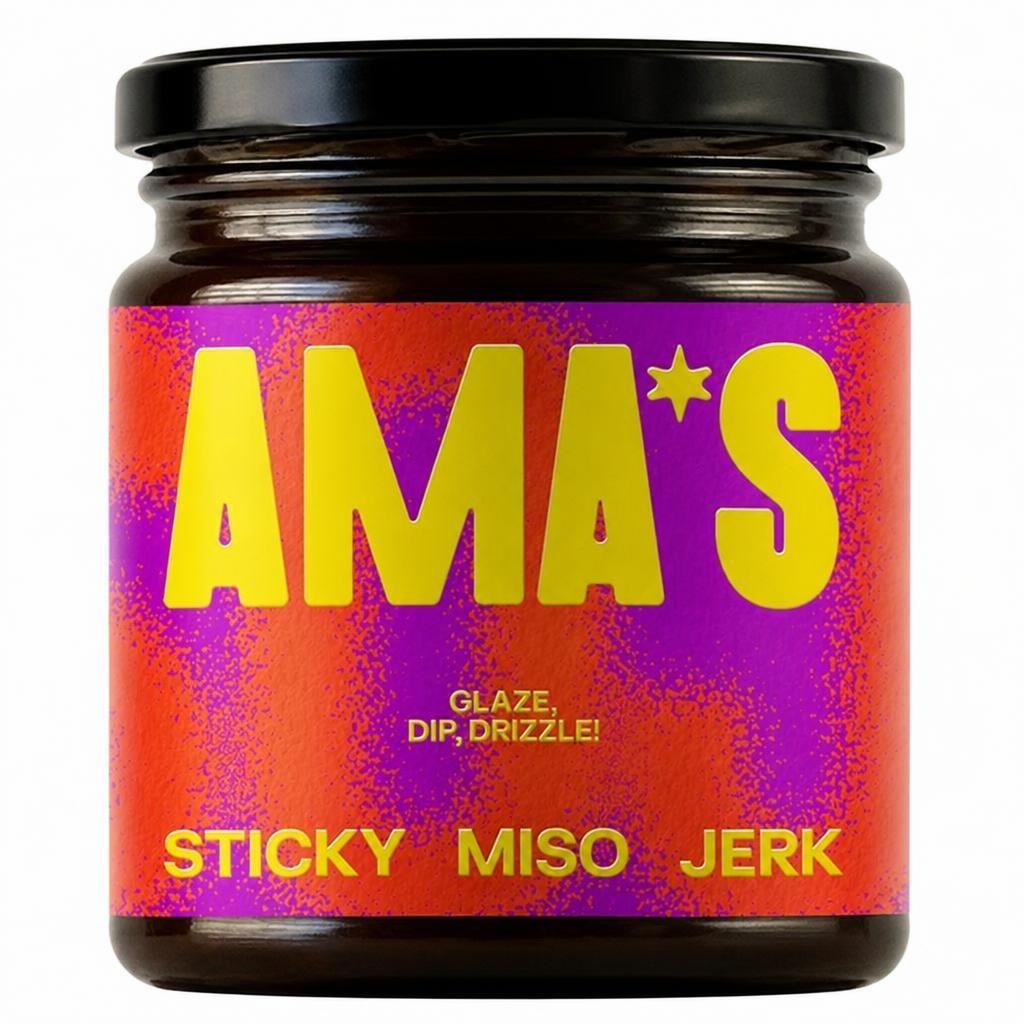Ama's Sticky Miso Jerk Sauce 185g