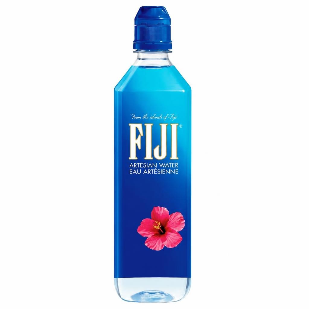Fiji Artesian Mineral Water 12x 700ml Sports Cap | Brown | 12