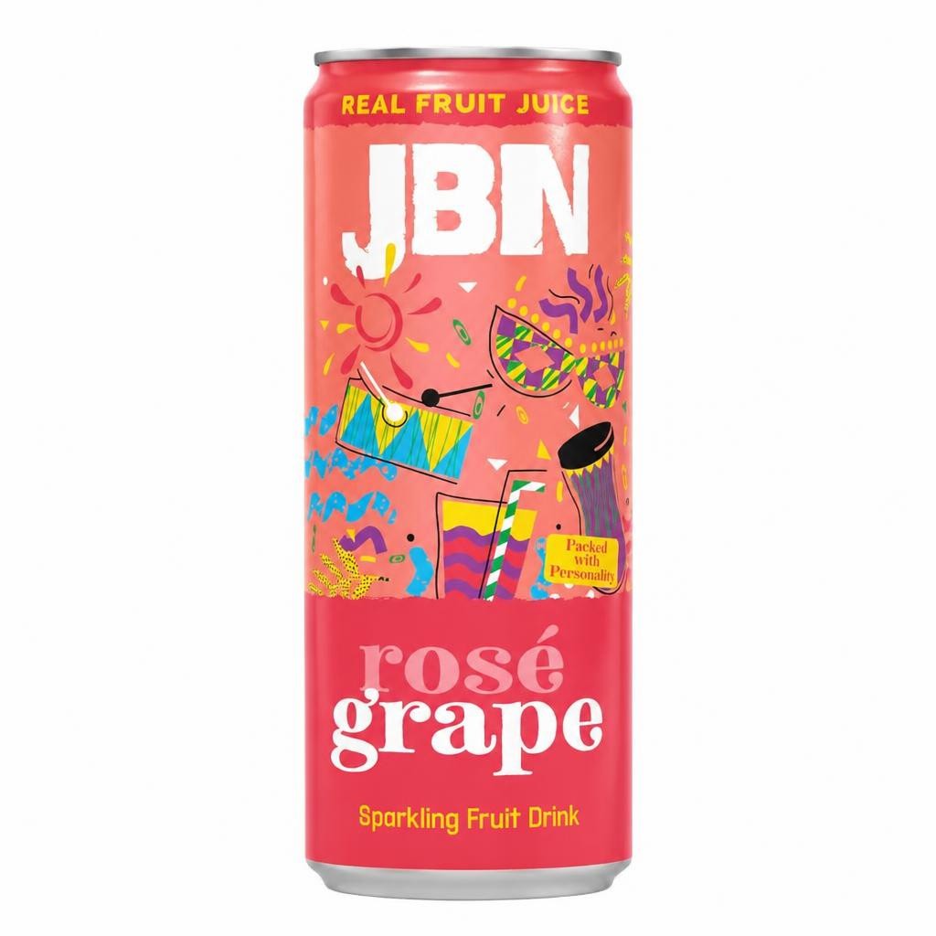 JBN Caribbean Edition Sleek Rose Grape, Gift Boxed Case of 6 | Pink | Pink | Rose Grape | 6