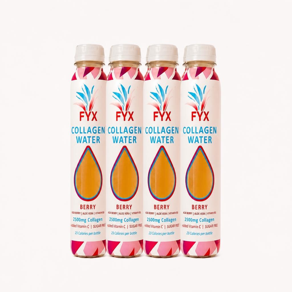 FYX Collagen Water - Berry Case - 6 bottles | Pink | One Size | Berry | 6