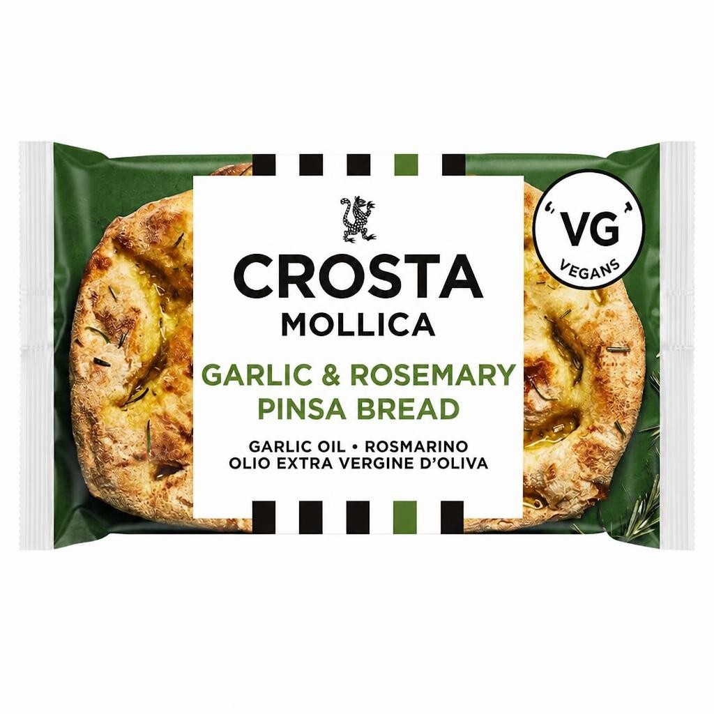 Crosta Mollica Garlic & Rosemary Pinsa Bread 243g