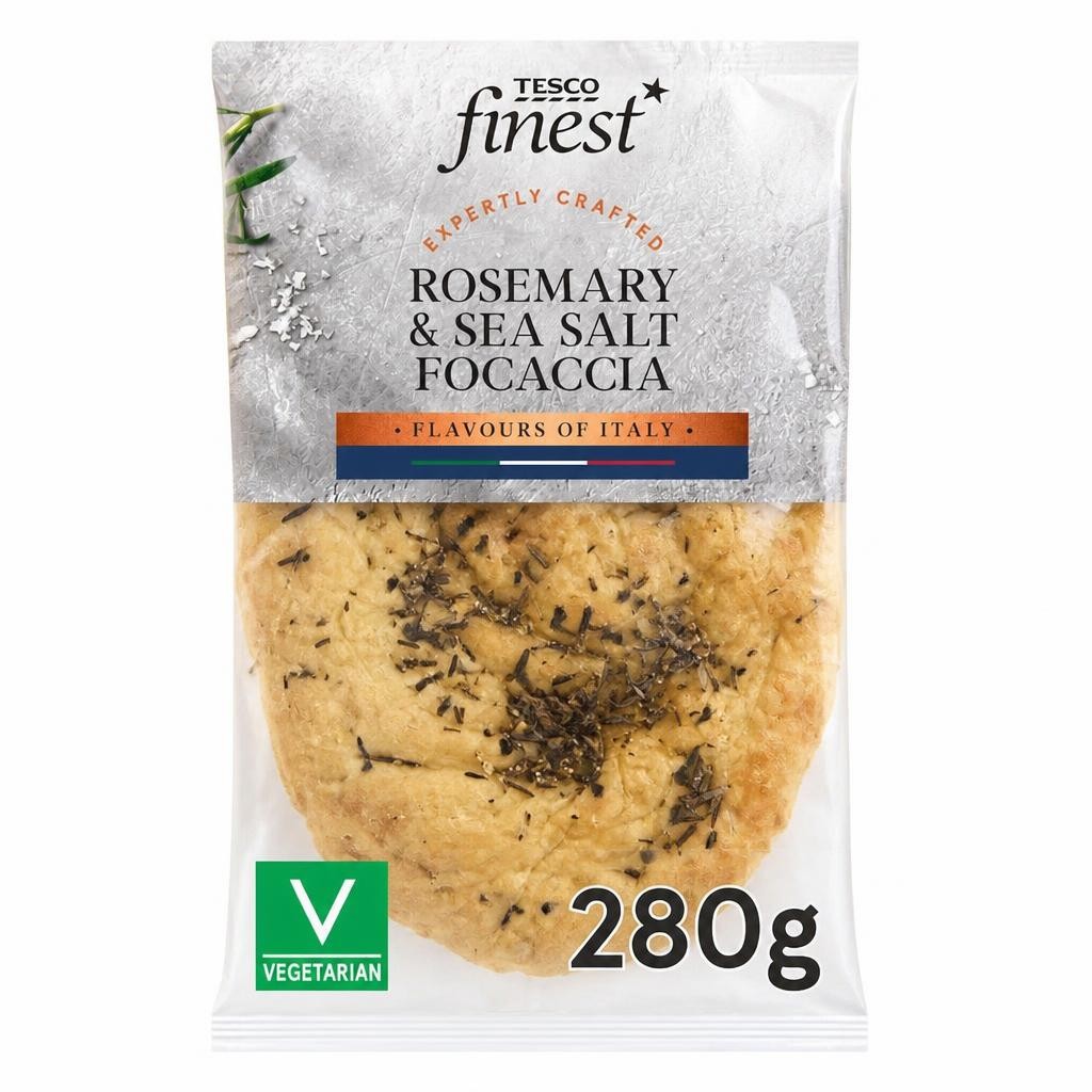 Tesco Finest Rosemary & Sea Salt Focaccia 280g