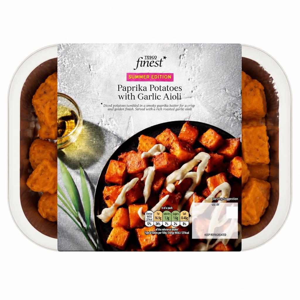 Tesco Finest summer edition Paprika Potatoes with Garlic Aioli 350g