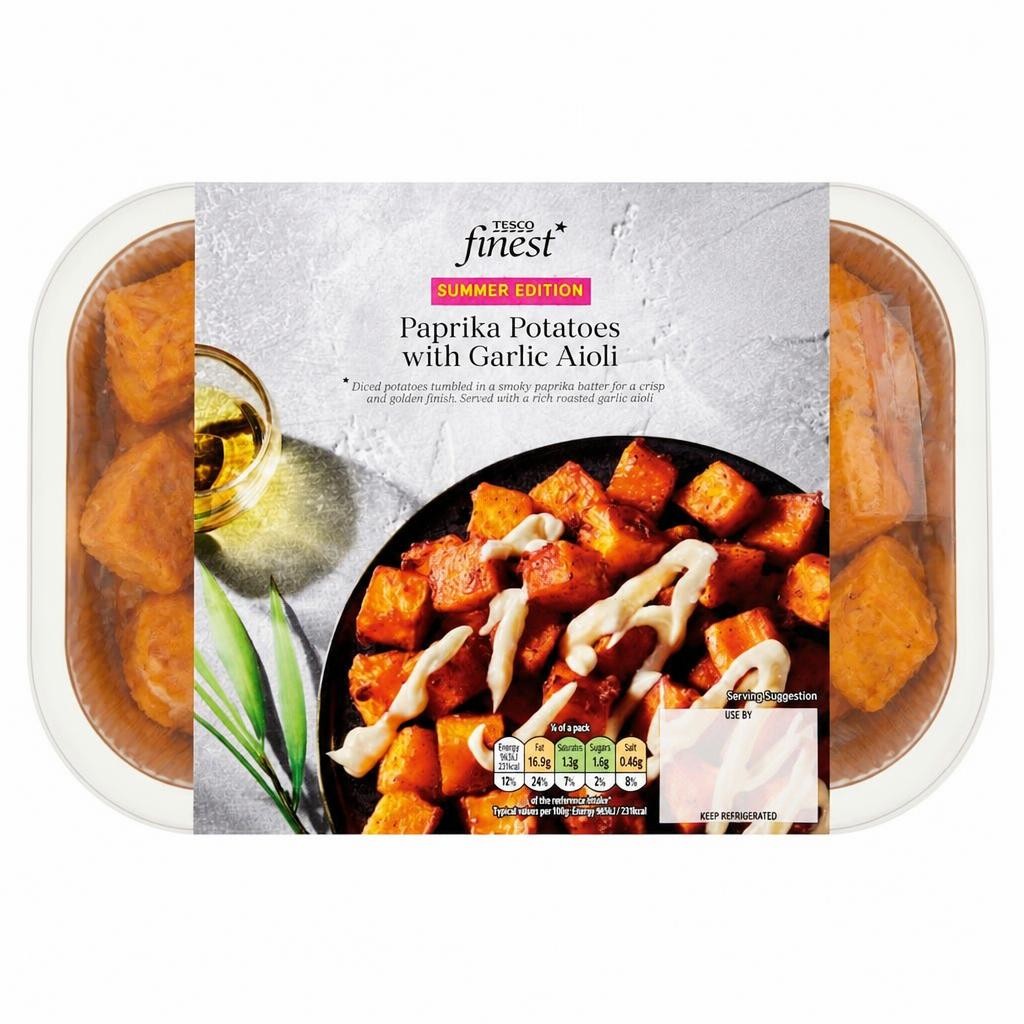 Tesco Finest summer edition Paprika Potatoes with Garlic Aioli 350g