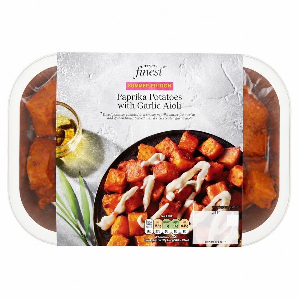 Tesco Finest summer edition Paprika Potatoes with Garlic Aioli 350g