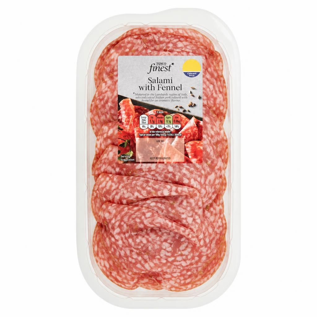 Tesco Finest Italian Salami with Fennel 80g