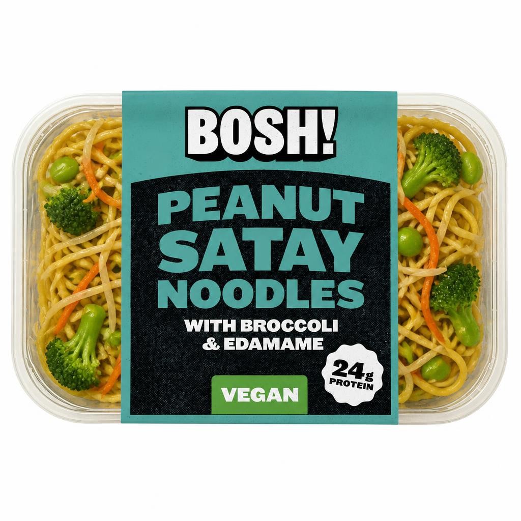 BOSH! Peanut Satay Noodles 380g