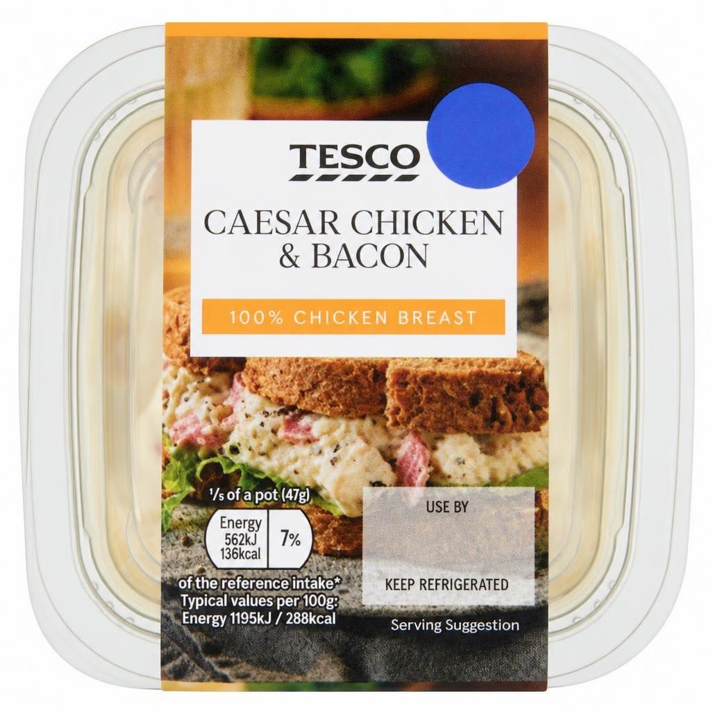 TESCO Caesar Chicken & bacon 235g