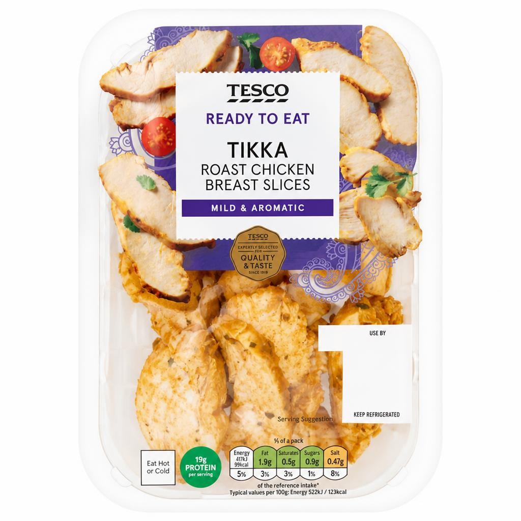 Tesco Tikka Roast Chicken Breast Slices 160g