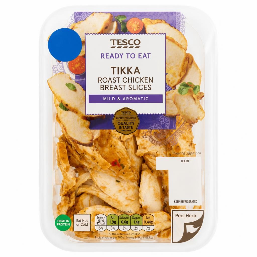 Tesco Tikka Roast Chicken Breast Slices 160g