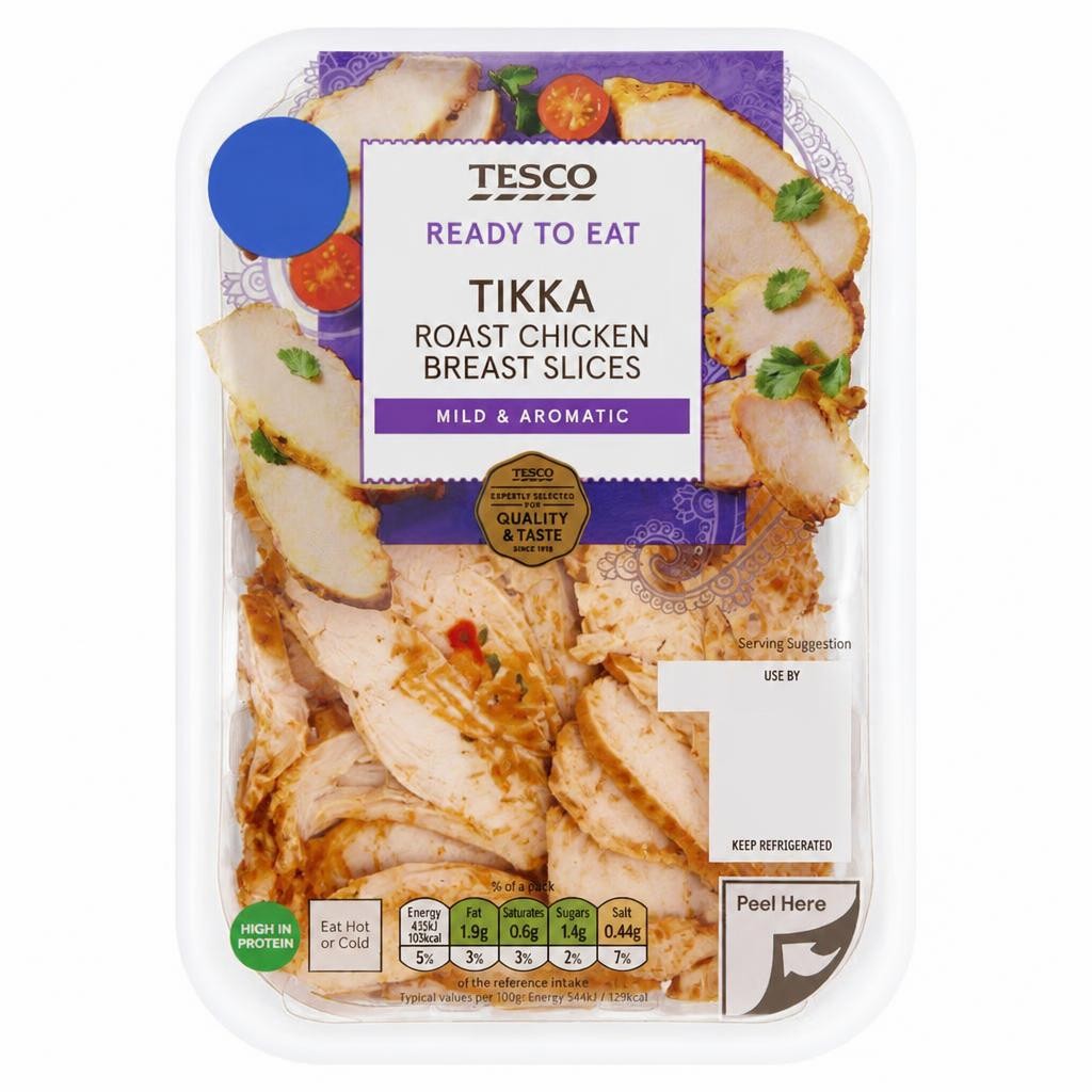 Tesco Tikka Roast Chicken Breast Slices 160g