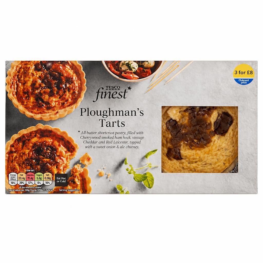 Tesco Finest Ploughman's Tarts 280g