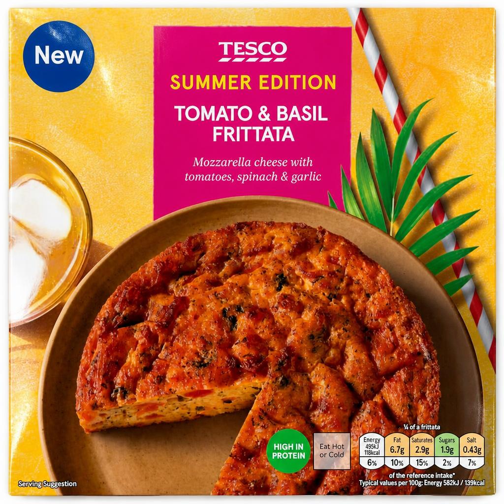 Tesco Tomato and Basil Frittata 340g