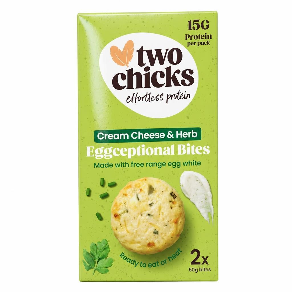 Two Chicks Cream Cheese & Herb Eggceptional Egg Bites 2x50g