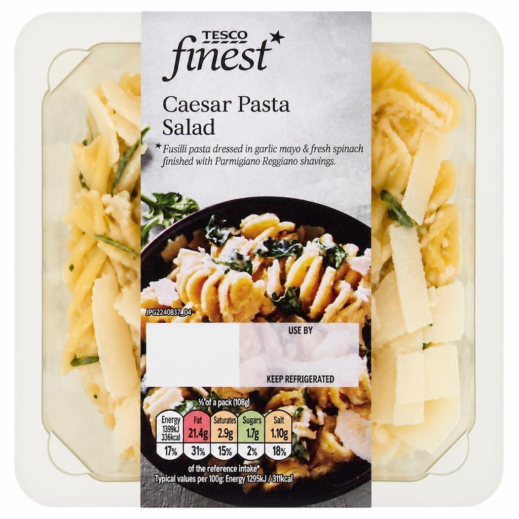 Tesco Finest Caesar Pasta Salad 215g