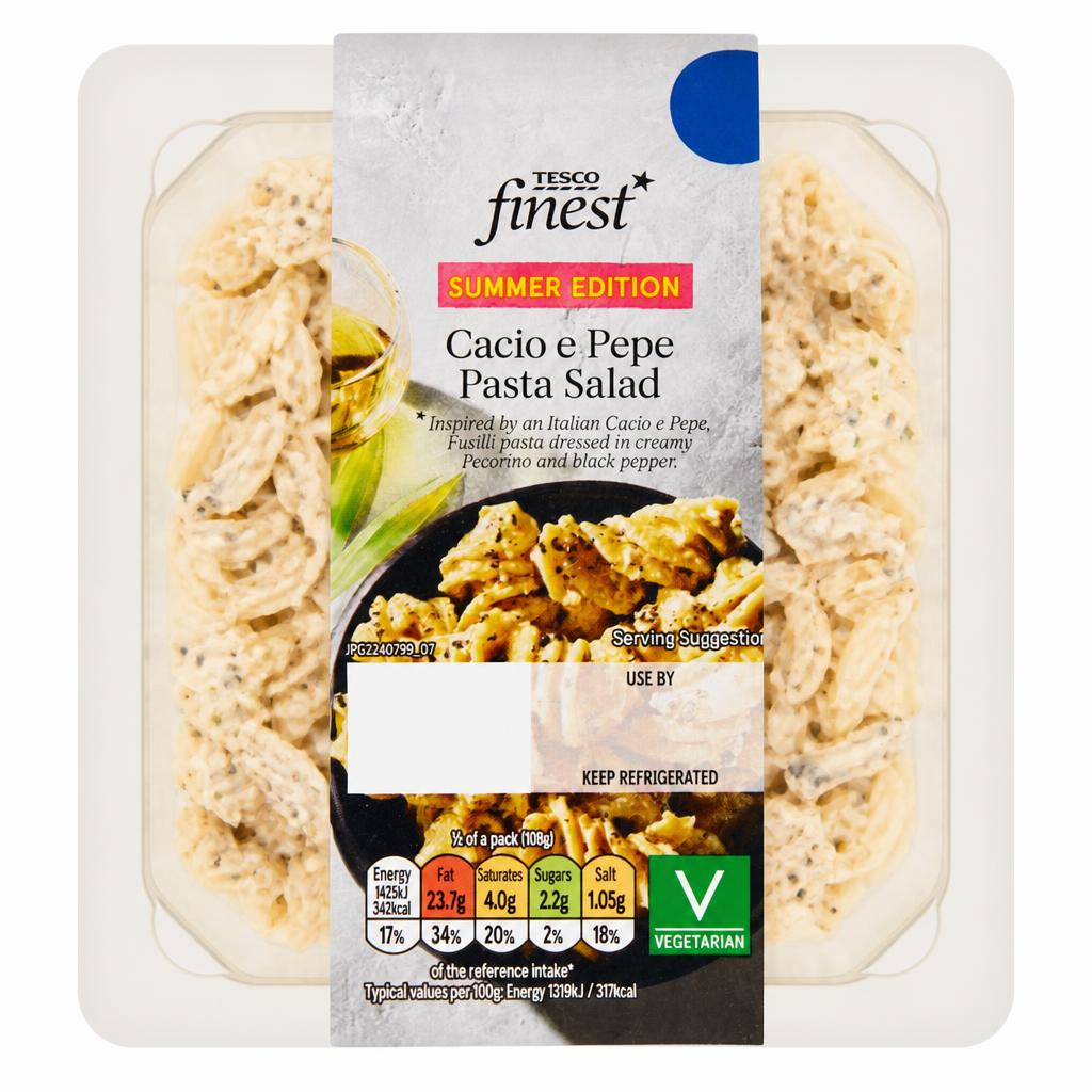 Tesco Finest Cacio e Pepe Pasta Salad 215g