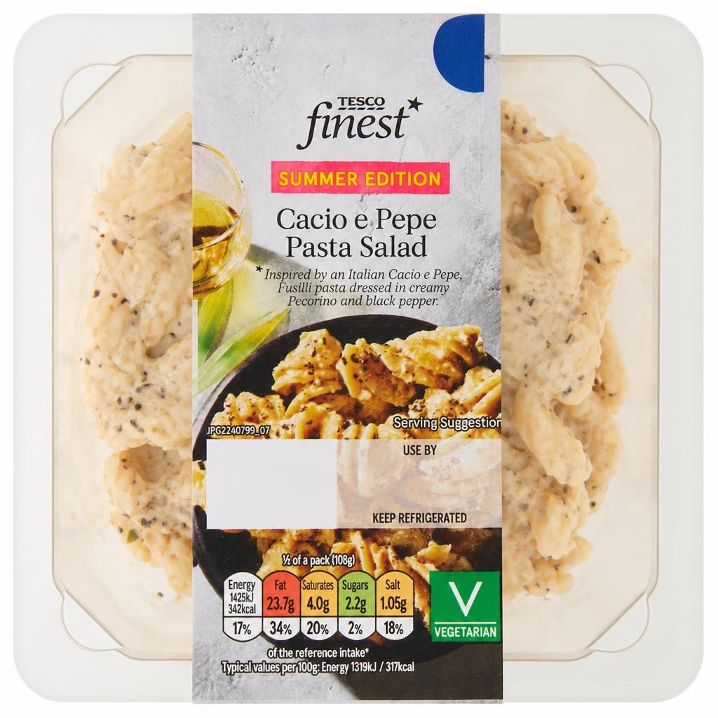 Tesco Finest Cacio e Pepe Pasta Salad 215g