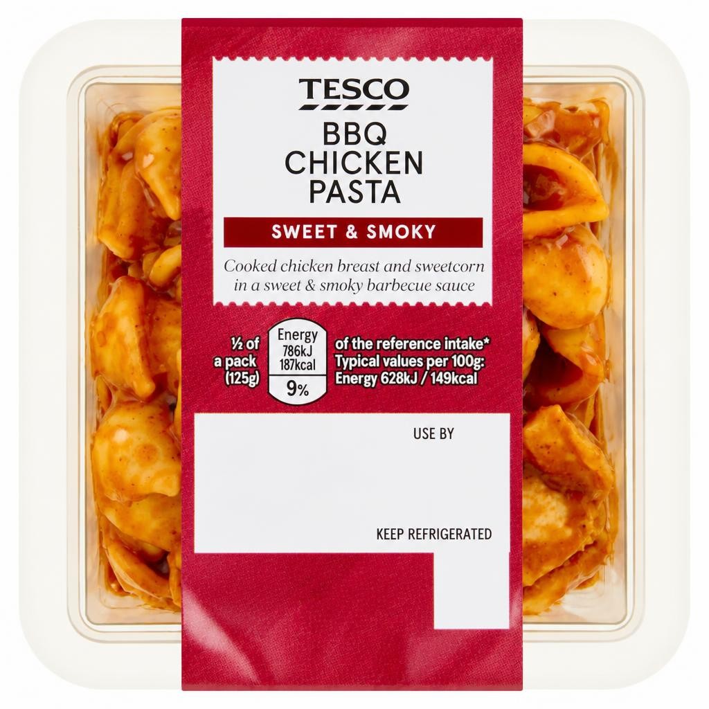 Tesco BBQ Chicken Pasta 250g