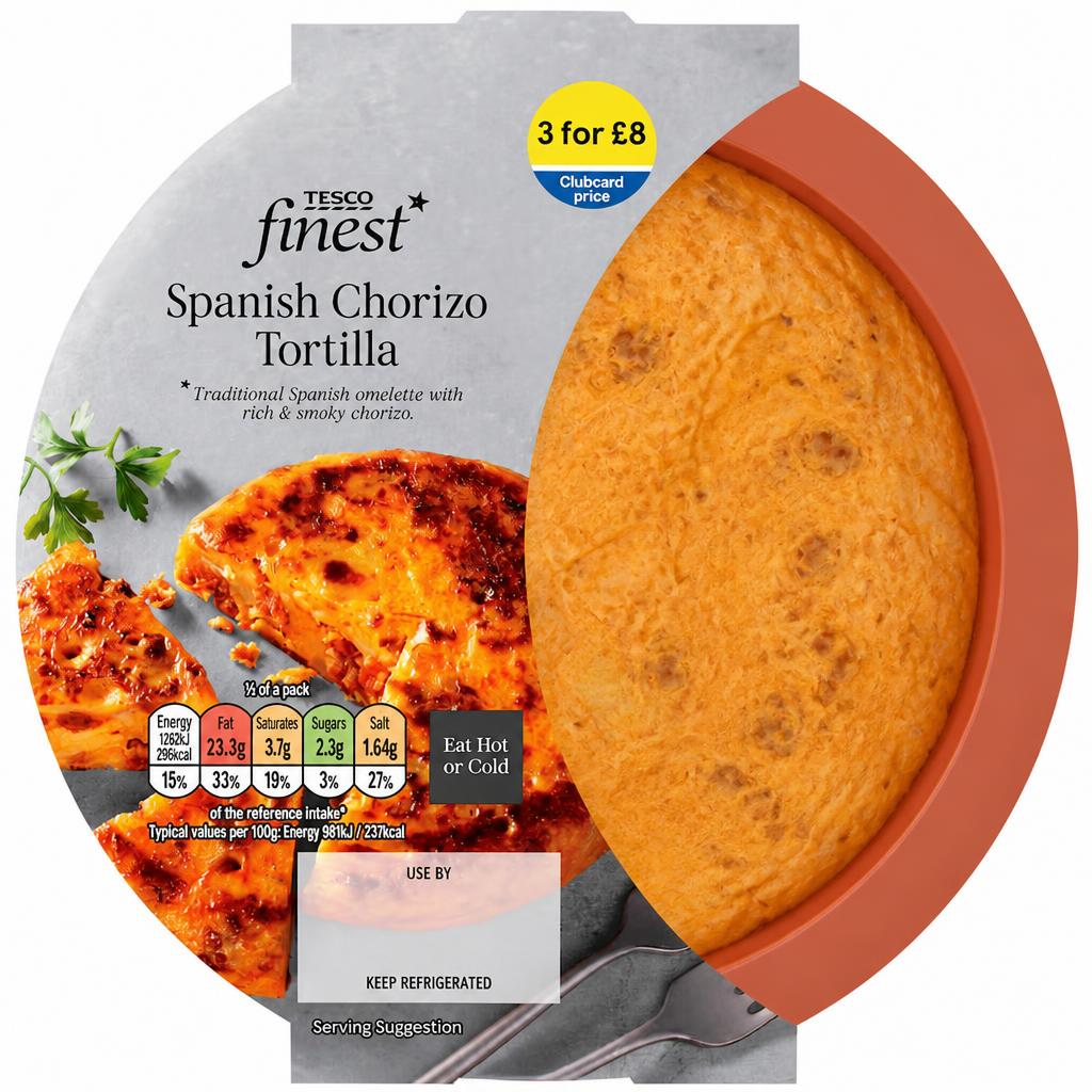Tesco Finest Chorizo Tortilla  250g