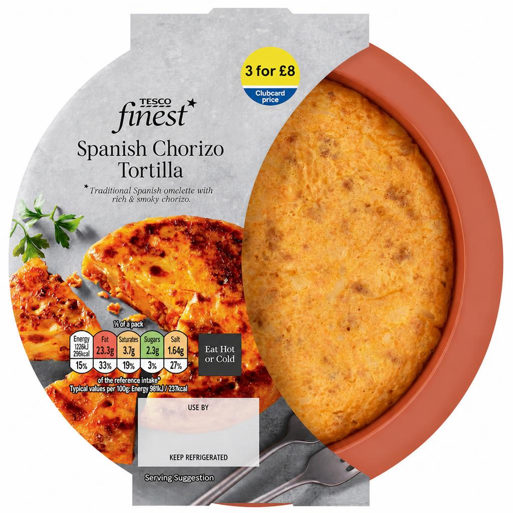 Tesco Finest Chorizo Tortilla  250g