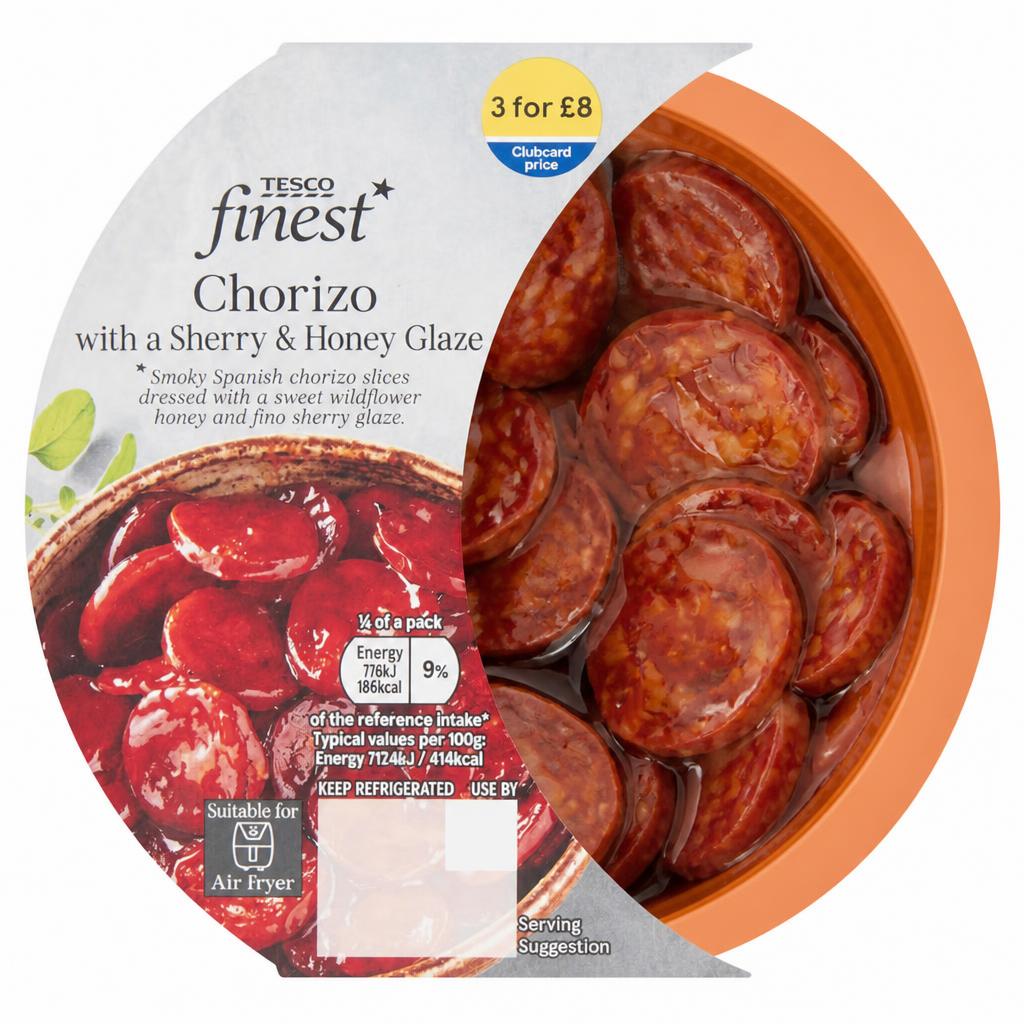 Tesco Finest Chorizo with a Sherry & Honey Glaze 180g