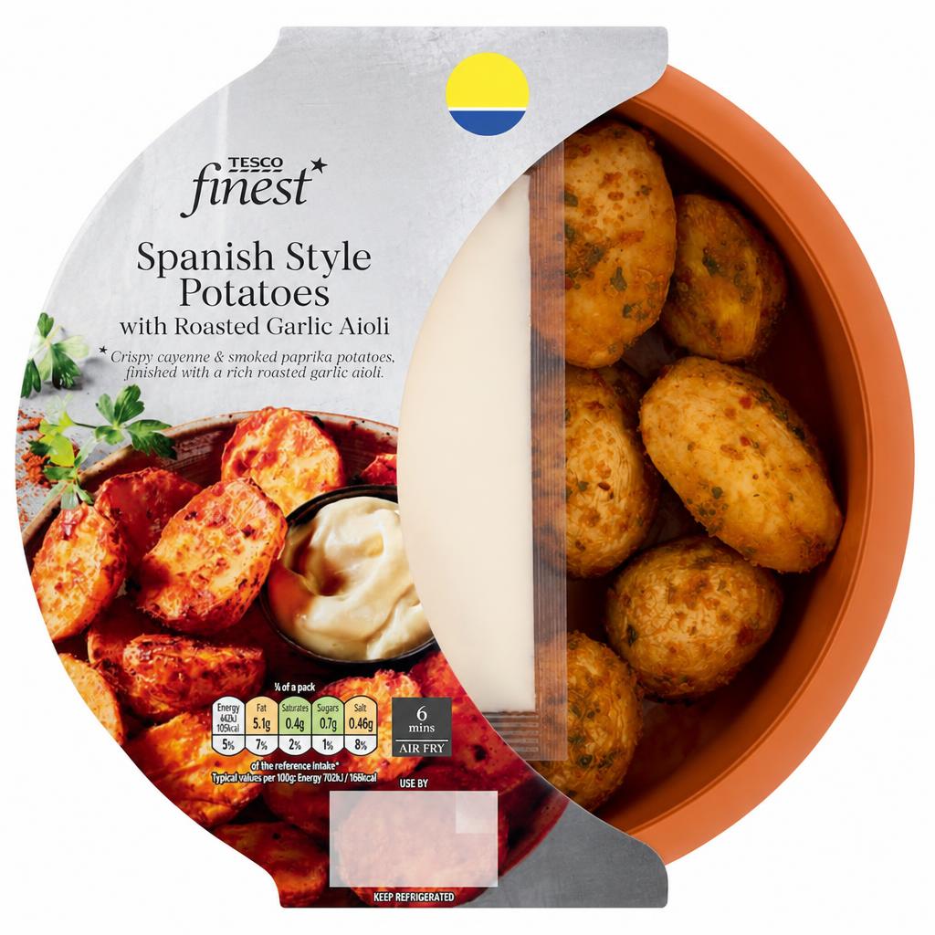 Tesco Finest Spanish Style Potatoes with Aioli 250g