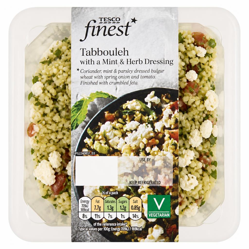 Tesco Finest Tabbouleh with a Mint & Herb Dressing 200g