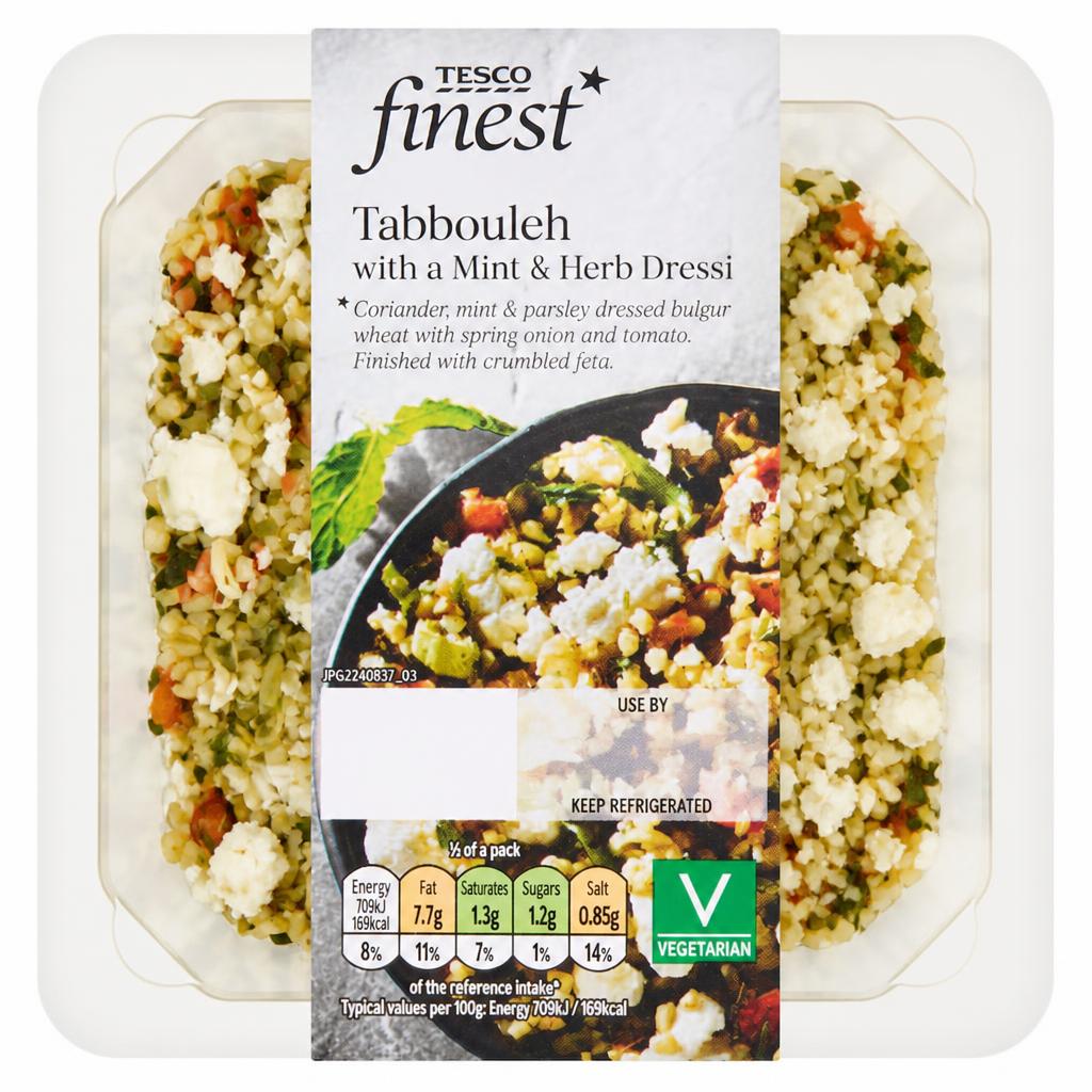 Tesco Finest Tabbouleh with a Mint & Herb Dressing 200g