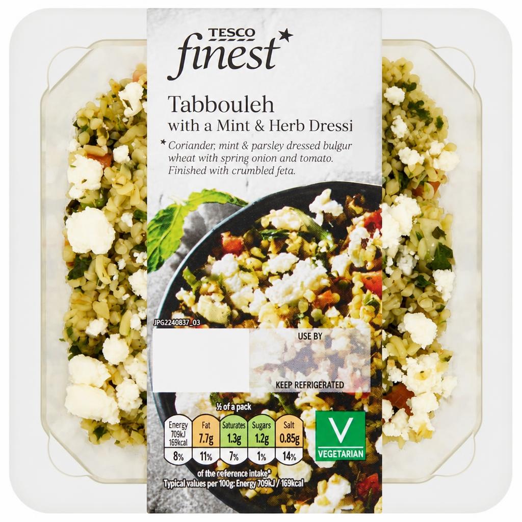 Tesco Finest Tabbouleh with a Mint & Herb Dressing 200g