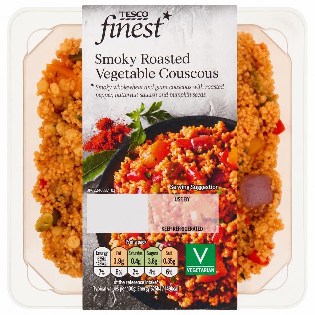 Tesco Finest Smoky Roasted Vegetable Couscous 200g