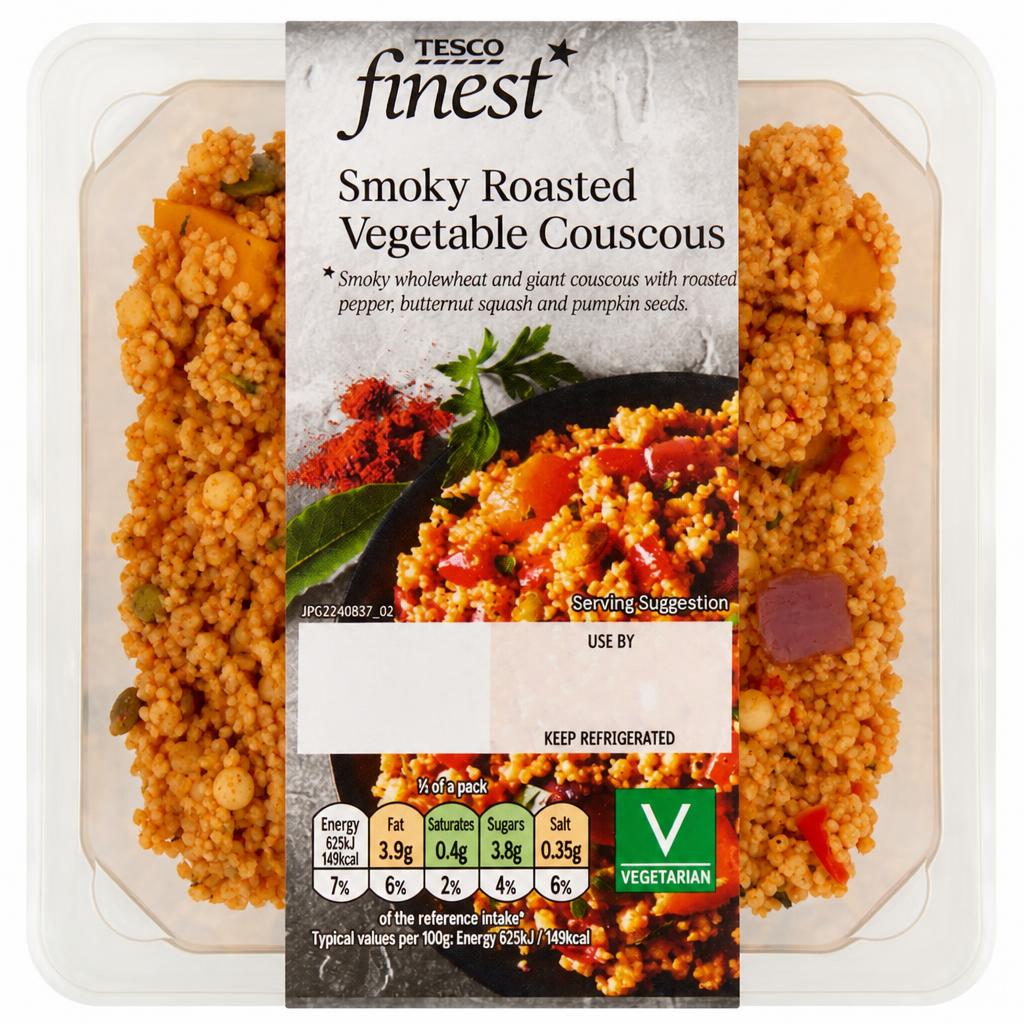 Tesco Finest Smoky Roasted Vegetable Couscous 200g