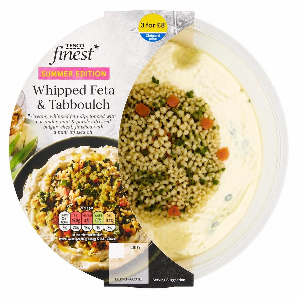 Tesco Finest Whipped Feta & Tabbouleh 230g