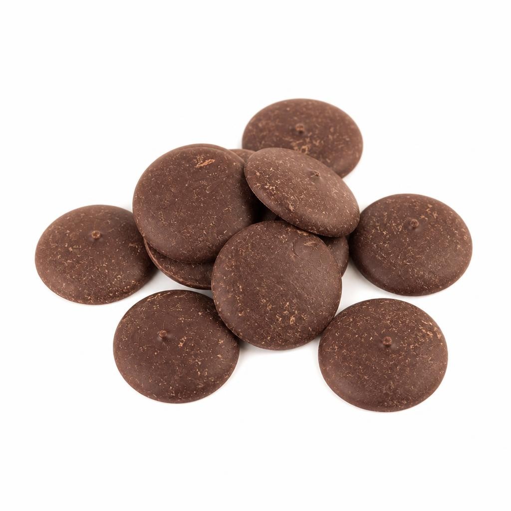 Organic Cacao Liquor Buttons / Drops 250g (Sussex Wholefoods)