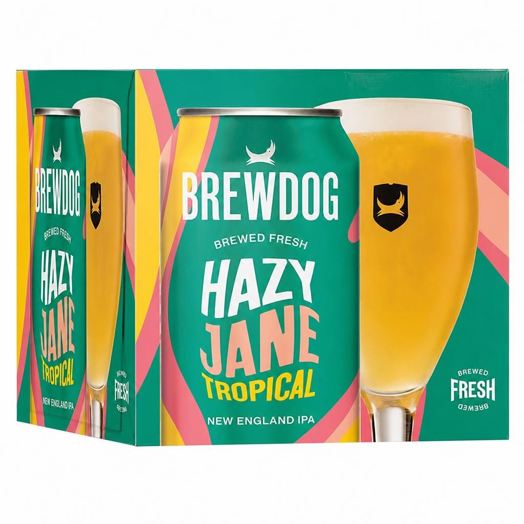 BrewDog 4 x 330ml Tropical Hazy Jane New England IPA Cans