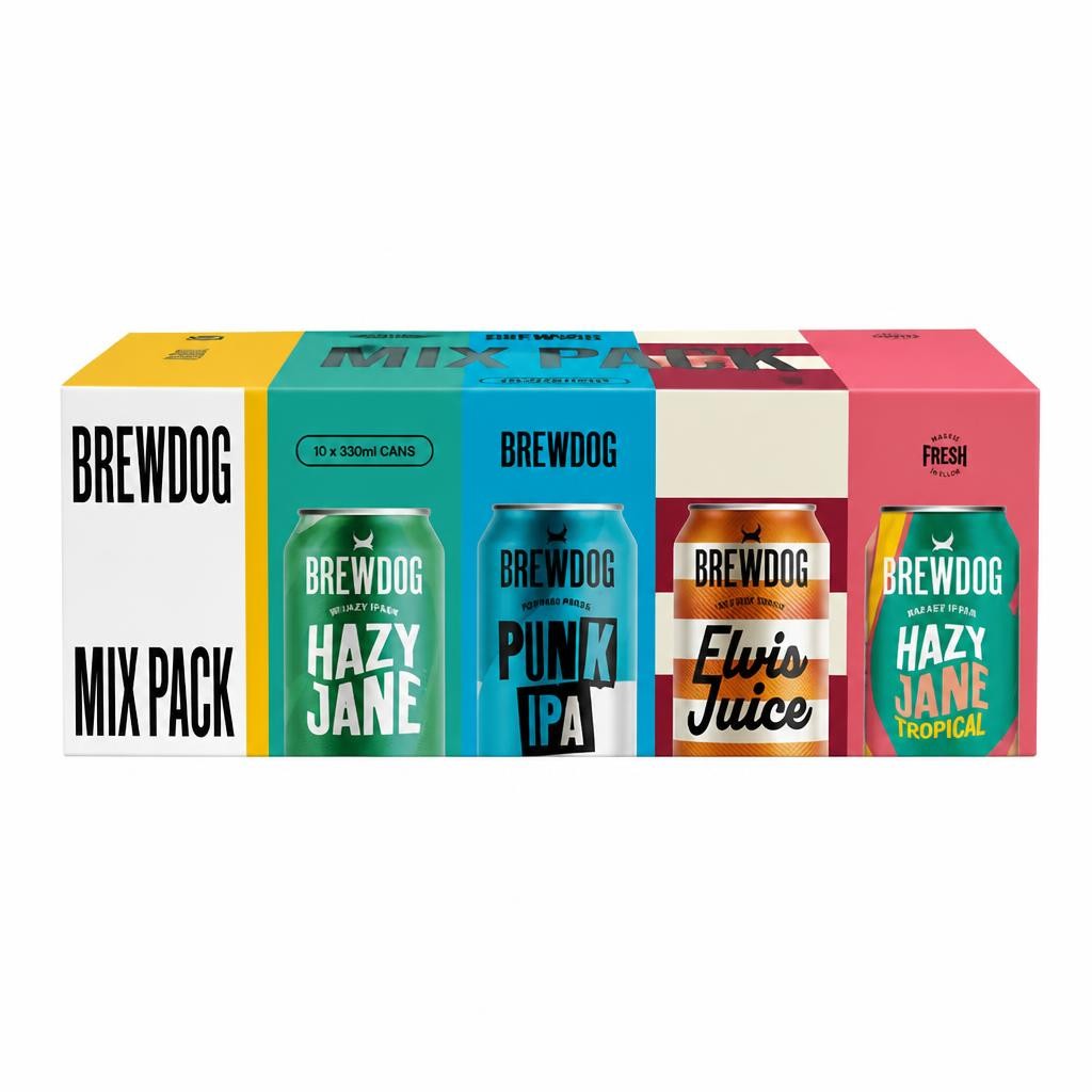 BrewDog 10 x 330ml Mix Pack Cans