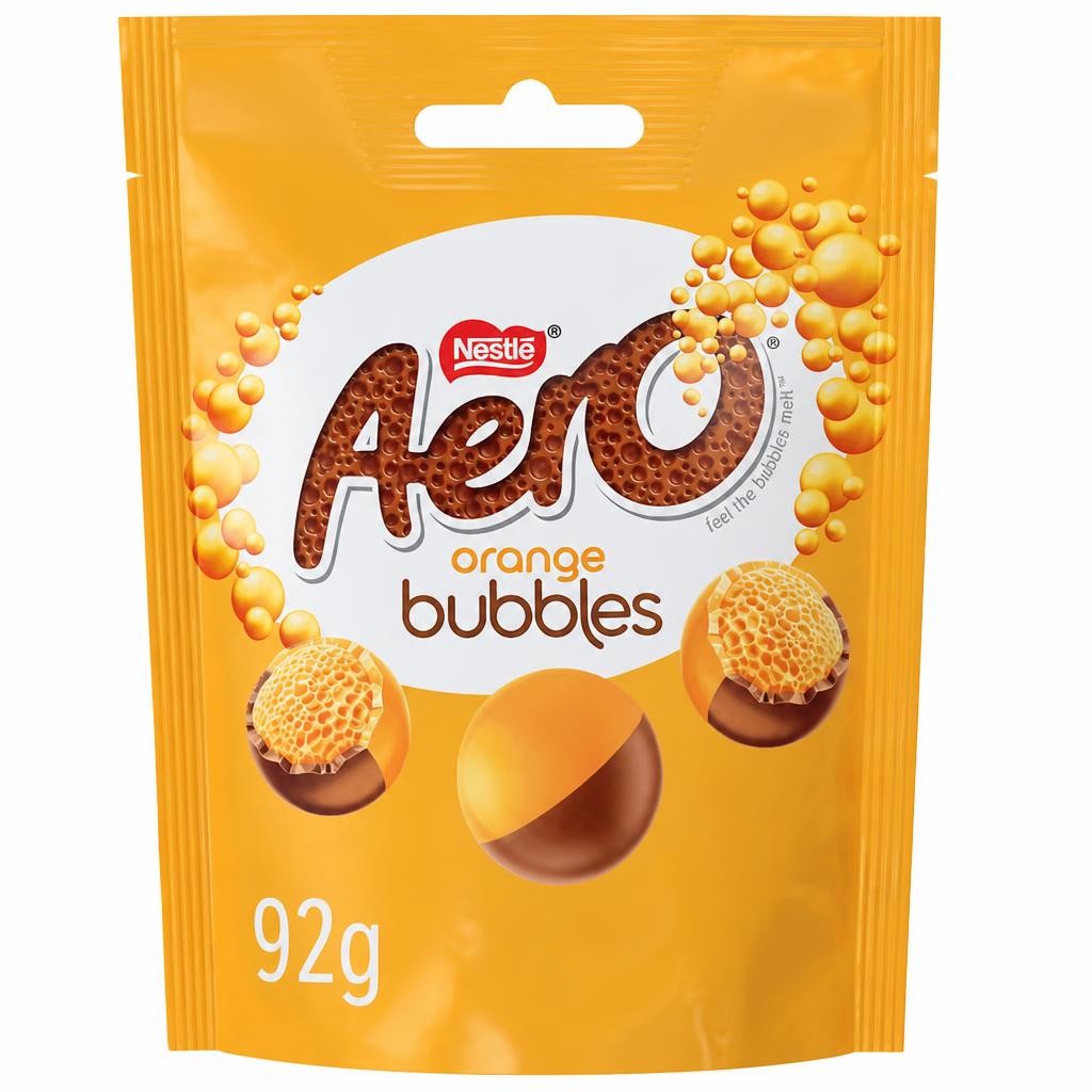 Aero Bubbles Orange Flavoured Chocolate 92g
