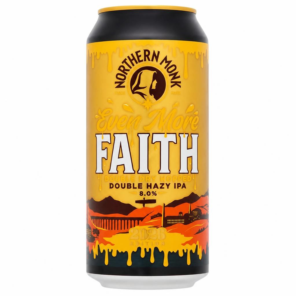 Northern Monk 440ml Double Hazy Even More Faith IPA Can